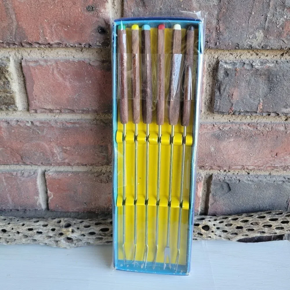 Vintage Fondue Forks Set
